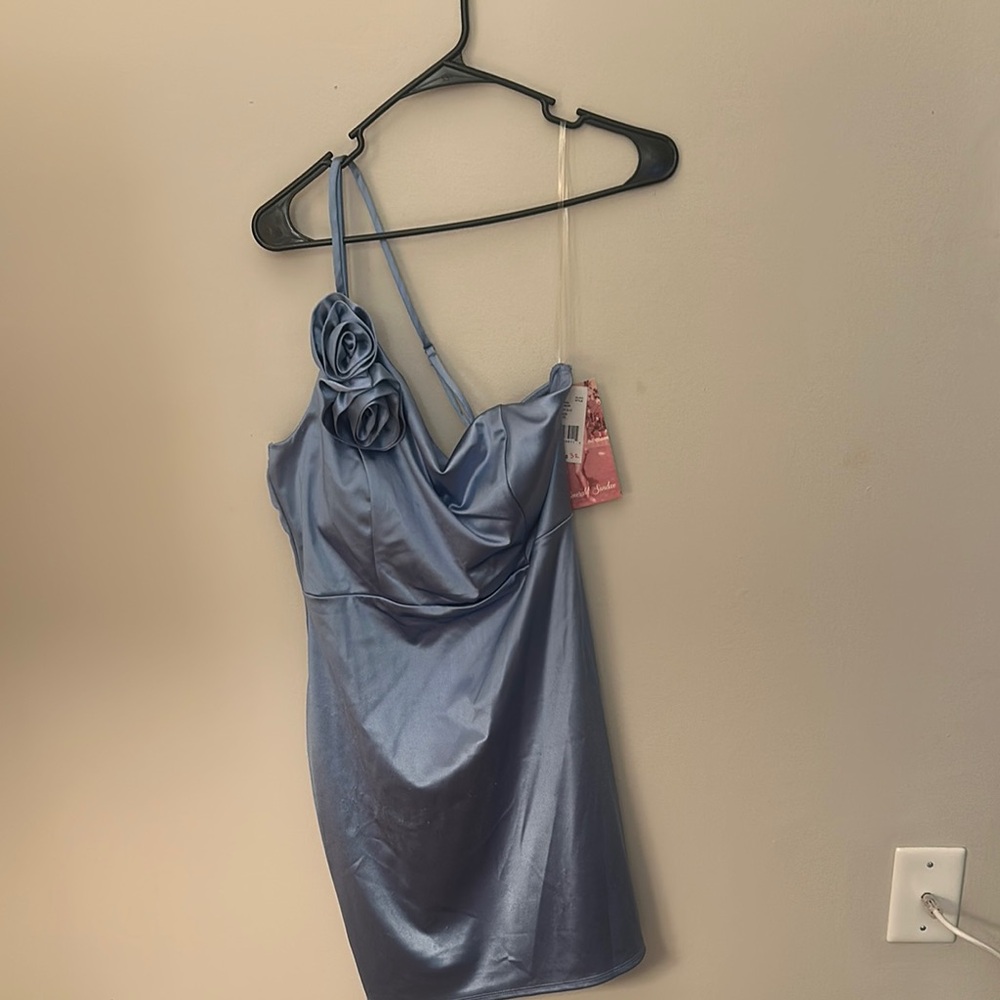 Emerald Sundae Blue Mini Dress